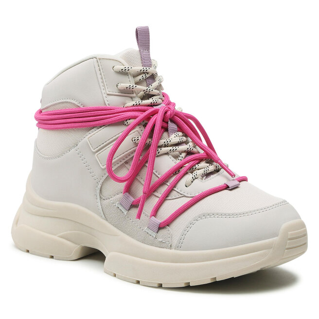 Sneakersy Nylon Red - Beżowy