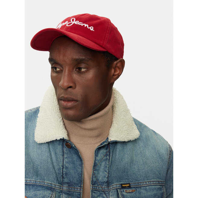 Czapka z daszkiem Pepe Jeans - Czerwony