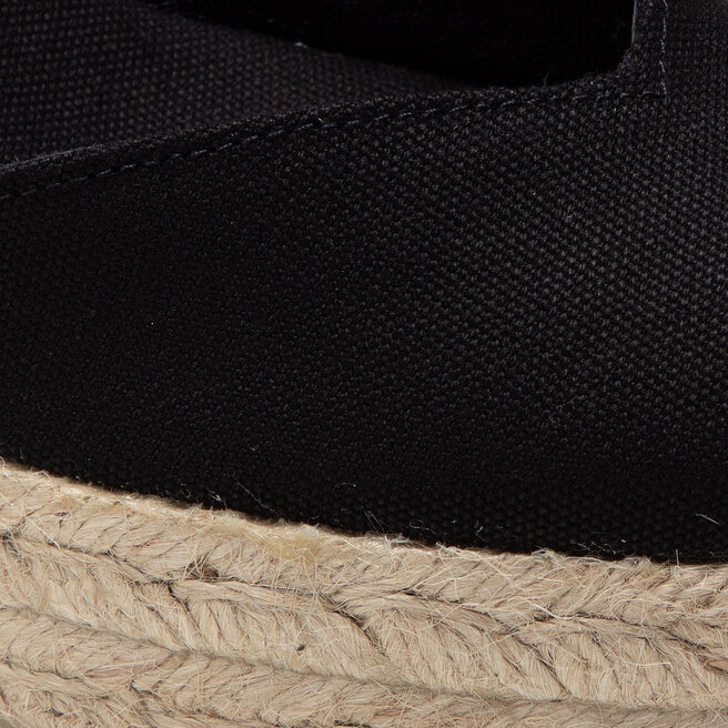 Espadrillas Castañer Chiara Con Zeppa 9cm - Tela Blu - Fatte In Italia - Stringate E Comode - Foto 5