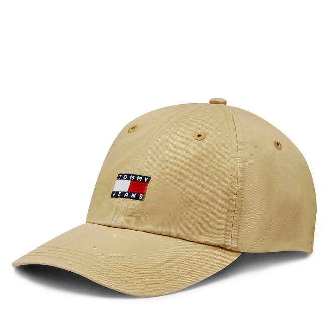 Czapka z daszkiem Tommy Jeans Tjm Heritage Cap - Beżowy