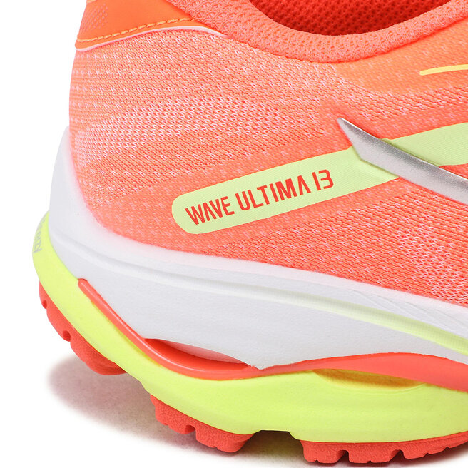 Mizuno Schuhe Mizuno Wave Ultra 13 J1GD2218 Neonflame/Silver/Neolime