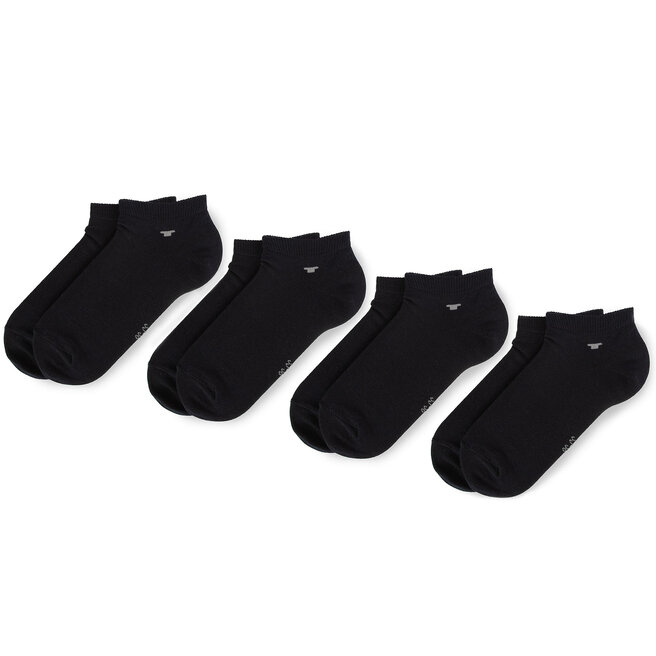 Tom Tailor Súprava 4 párov členkových ponožiek unisex Tom Tailor 9415 Dark Navy 545