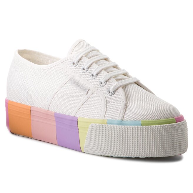 Scarpe sportive Superga 2790 Cotmultifoxingw S00BVK0 White