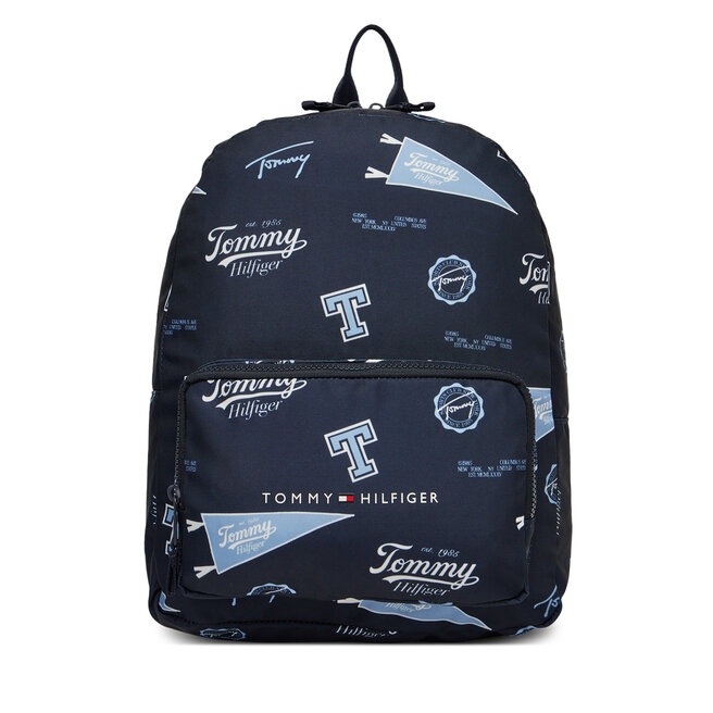 Plecak Tommy Hilfiger Th Essential Printed Backpack - Granatowy