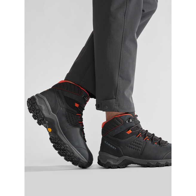 Mammut Trekkingschuhe Mammut Mercury IV Mid Gtx GORE-TEX 3030-04710-00654-1075 Black/Hot Red