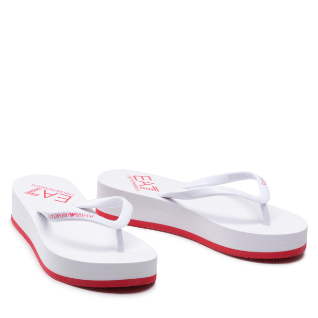 EA7 Emporio Armani Джапанки EA7 Emporio Armani XFQ013 XK085 Q718 White/High Risk