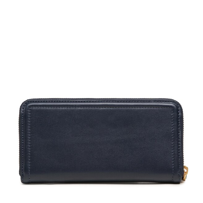 Lauren Ralph Lauren Голям дамски портфейл Lauren Ralph Lauren Ovl Zip Cont 432871779007 Navy