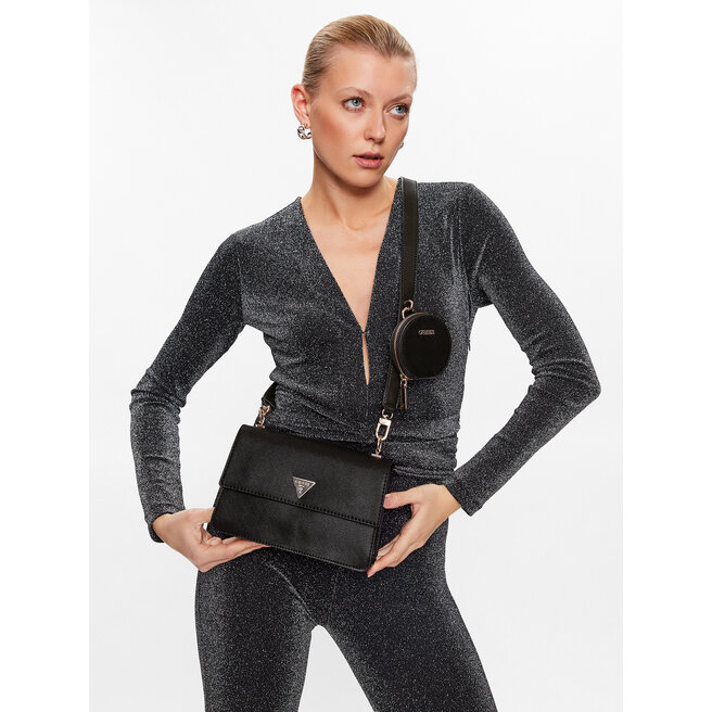 Guess Дамска чанта Guess Eco Alexie (EVG) HWEVG8 73719 BLA