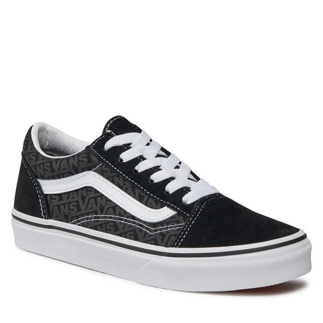 Sneakers aus Stoff Vans Jn Old Skool VN0A5EE6BP91 Black True White