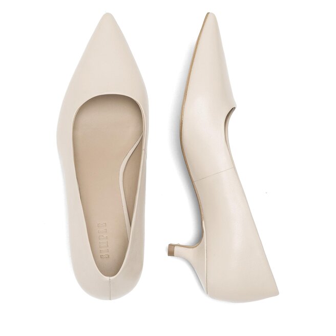 Simple Pantofi cu toc subțire Simple 104515 Bej