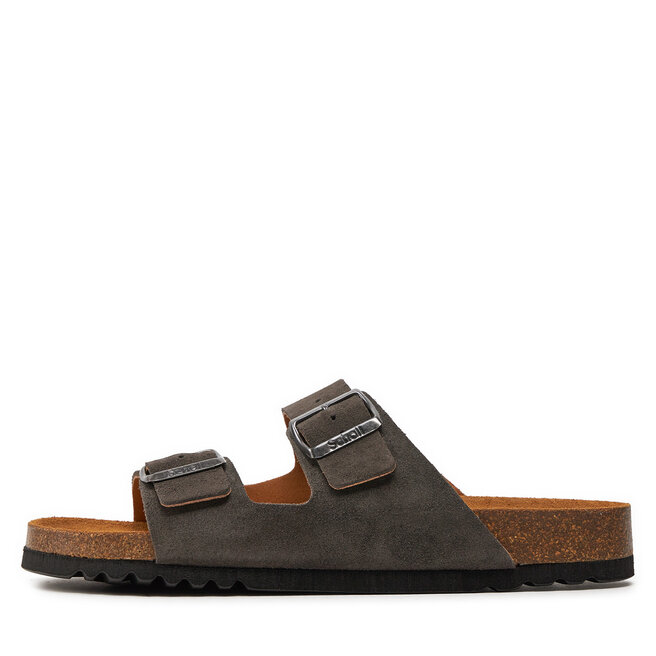 Sandalia Scholl Julien Para Hombre - Cuero Y Textil, Hebilla, Talla Media