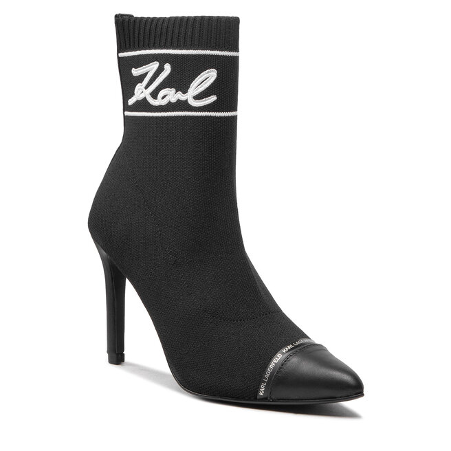 KARL LAGERFELD Stiefeletten KARL LAGERFELD KL31362 Black KnitTextile