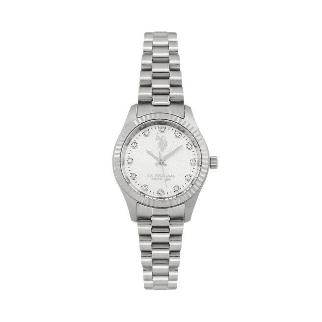 Zegarek U.S. Polo Assn. Grace USP8494ST Srebrny -