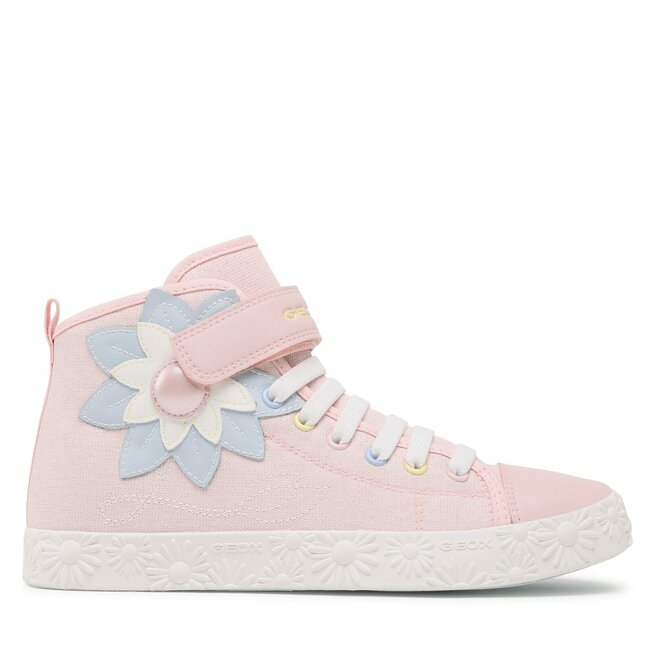 Zapatillas Geox Jr Ciak Girl J | Calzado Infantil Transpirable Con Suela Vulcanizada | Para Niñas, Cómodas Y Estilosas