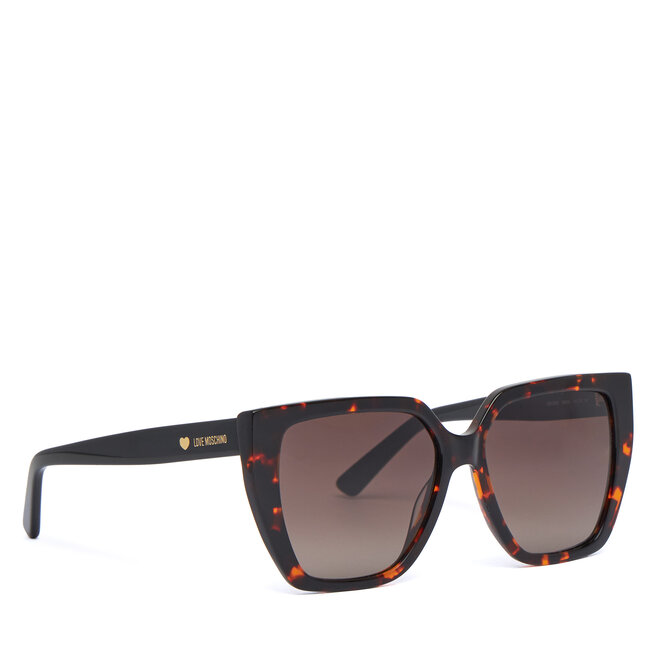 Okulary przeciwsłoneczne LOVE MOSCHINO MOL088/S - Brązowy