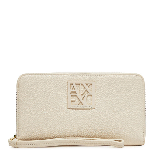 Duży Portfel Damski Armani Exchange XW000361 AF11902 - Biały