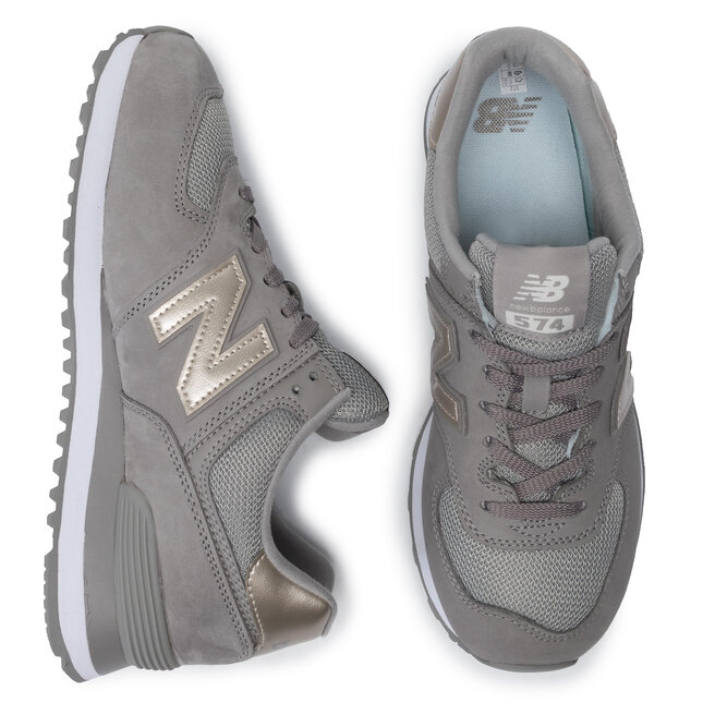 Sneakers New Balance WL574WNK Grau | eschuhe.de