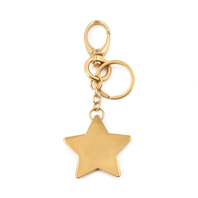 Brelok Liu Jo Key Ring Star NA2165 A0001 Złoty | eobuwie.com.pl