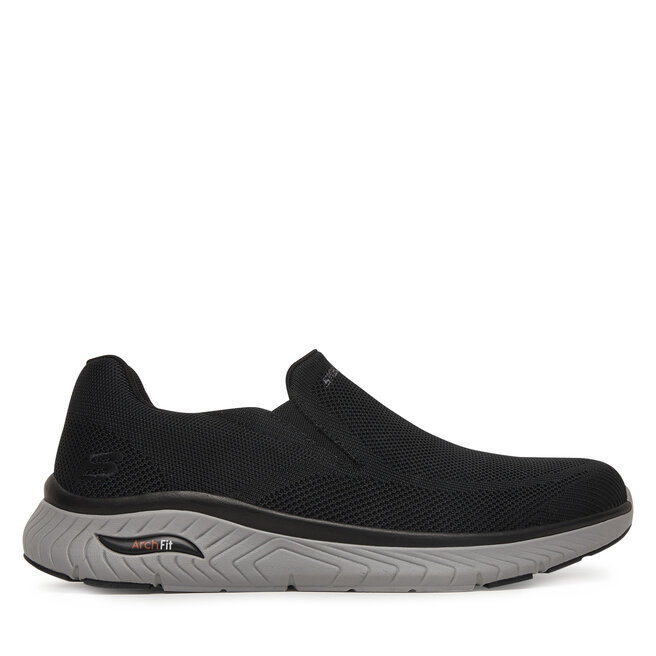 Sneakersy Skechers Arch Fit Crosser Slip-On Sports 205345/BLK Czarny - męskie