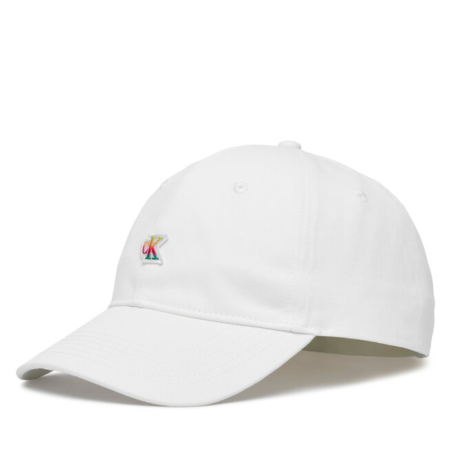 Czapka z daszkiem Calvin Klein Iridecent LV04D5133G Biały -