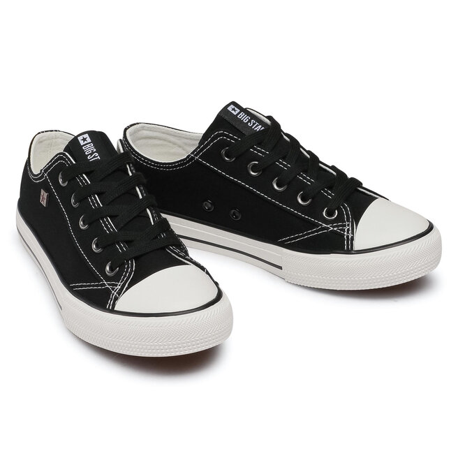 Big Star Shoes Plátěnky Big Star Shoes DD374163 S Black