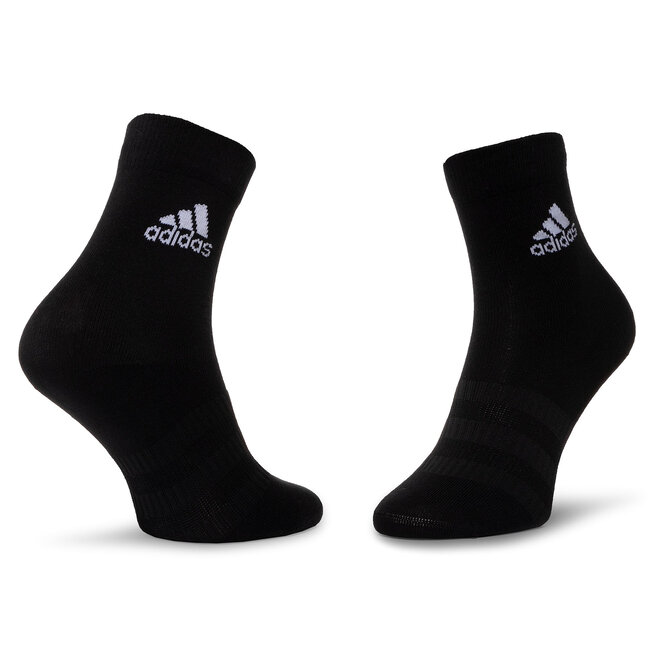 adidas Sada 3 párů vysokých ponožek unisex adidas Ligth Crew 3Pp DZ9392 Mgreyh/White/Black