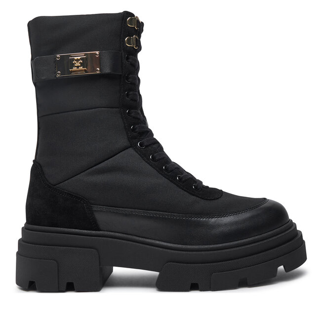 Trapery Tommy Hilfiger - Czarny