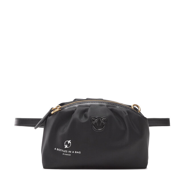 Pinko Borsetă Pinko Mini Belt Bag Recycled Nylon Fl. Pe 22 PLTT 1P22MT Y7UX Nero Limou Z99B