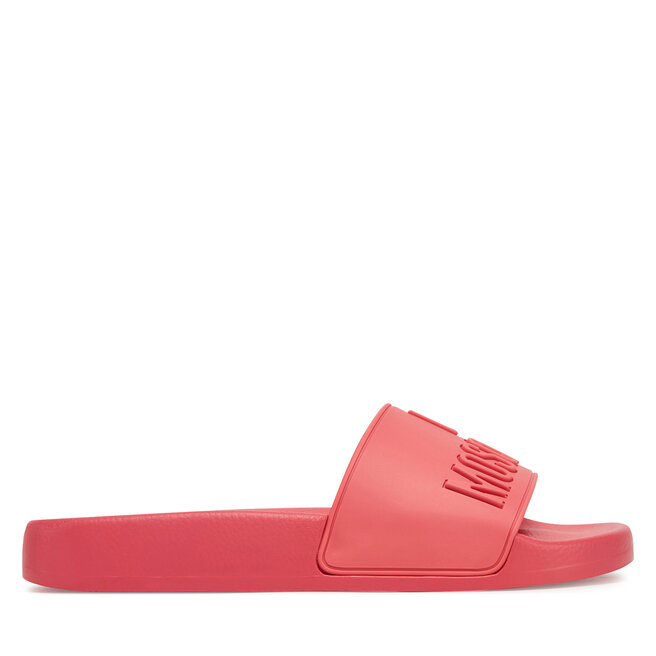 Klapki LOVE MOSCHINO - Koralowy