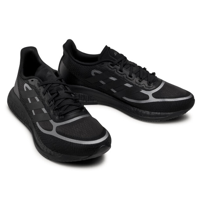 adidas Pantofi adidas Supernova + M FX6649 Cblack/Cblack/Ironmt