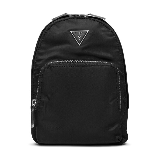Saszetka piersiowa Guess Certosa Nylon Eco Mini-Bags HMECRN - Czarny