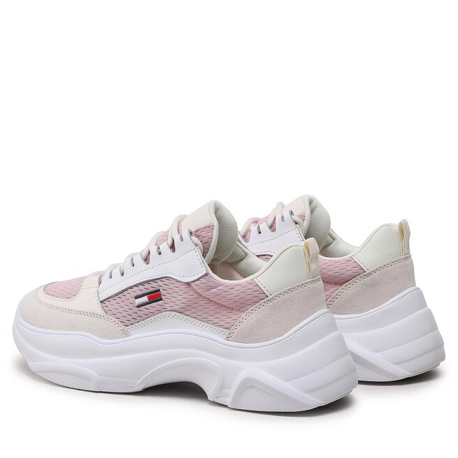 Tommy Jeans Сникърси Tommy Jeans Lightweight Shoe EN0EN02081 Misty Pink TH2