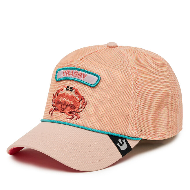 Czapka z daszkiem Goorin Bros Salty Bather - Koralowy