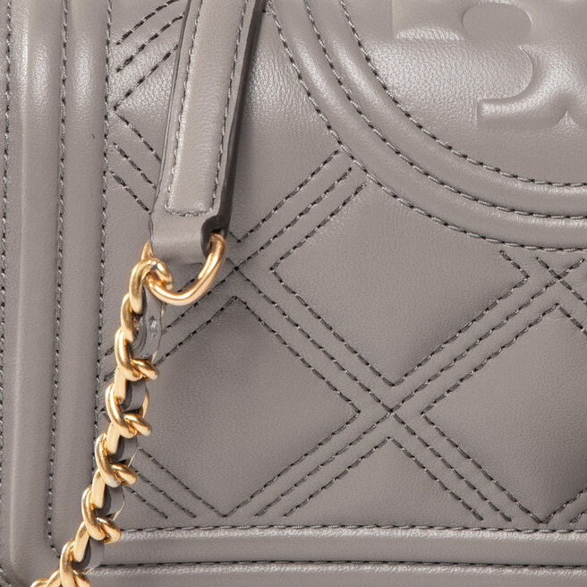Τσάντα Tory Burch Fleming Soft Wallet Crossbody 64312 Grey Heron 082 epapoutsia.gr