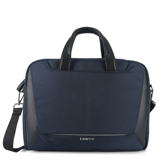 Torba na laptopa Lanetti - Granatowy
