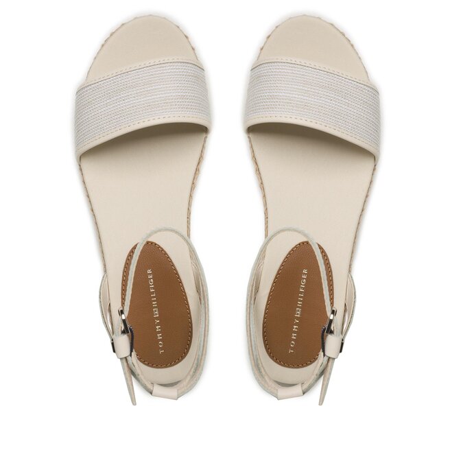 Espadryle Tommy Hilfiger Th Woven Platform Sandal FW0FW07345