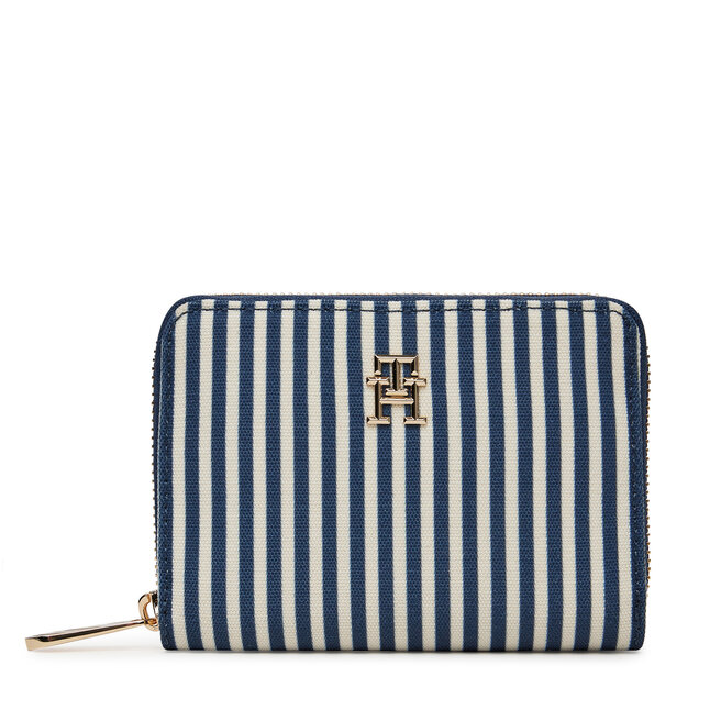 Duży Portfel Damski Tommy Hilfiger Poppy Summer - Écru