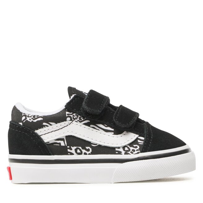 Sneakers aus Stoff Vans Old Skool V VN0A4VJJBLA1 Zebra Daze Black