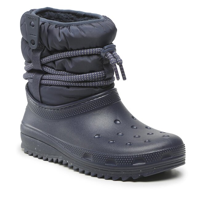 Cizme de zăpadă Crocs Classic Neo Puff Luxe Boot 207312 Navy