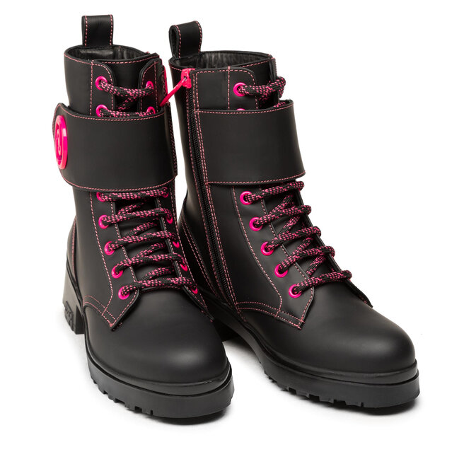 Liu Jo Боти Liu Jo New Nancy 37 SF1015 PX128 Black/Pink Fl S1079
