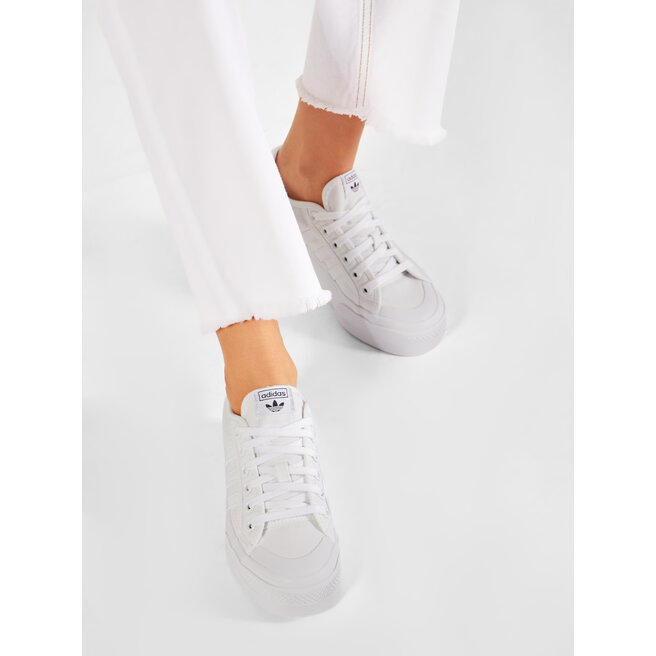 Obuća adidas Nizza Platform W FV5322 Ftwwht/Ftwwht/Ftwwht | ecipele.hr