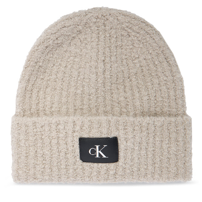 Czapka Calvin Klein Hardware K60K612652 Beżowy -