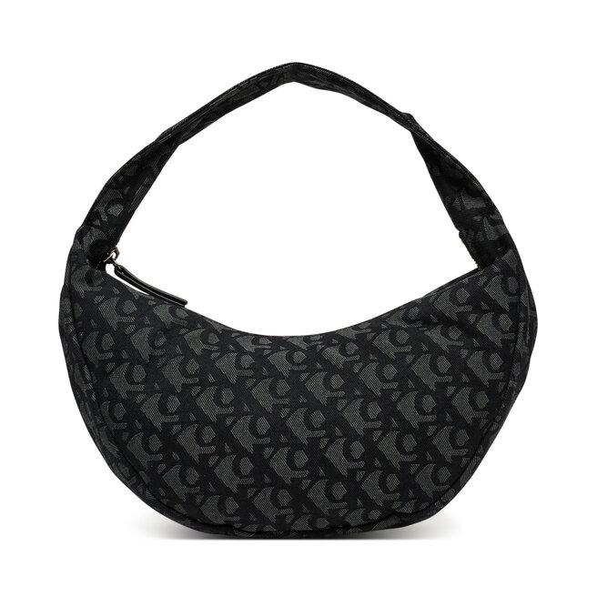 Torebka Calvin Klein Ckj Monogram Pinched Medium Shou - Czarny