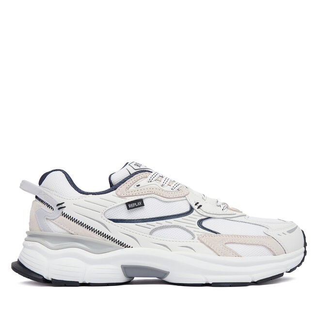 Sneakersy REPLAY GMSD5.000.C0005T Biały - męskie