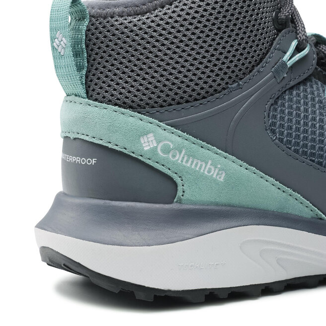 Columbia Botas Trekking Impermeable Mujer - Trailstorm Mid - Graphite/Dusty  Green