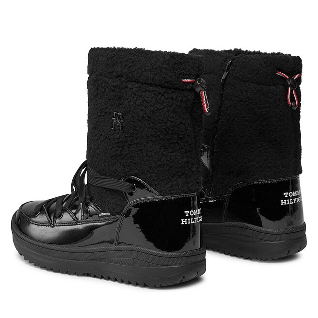 Tommy Hilfiger Cizme de zăpadă Tommy Hilfiger T3A6-33067-1630999 S Black 999