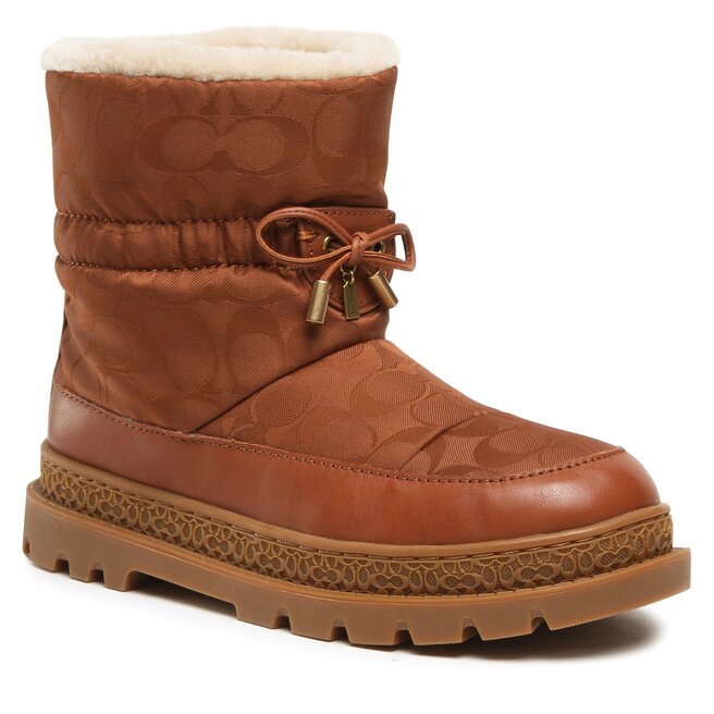 Botine Coach Kailee Nylon CE303 Carmel Cafe altele-Botine imagine noua 2022
