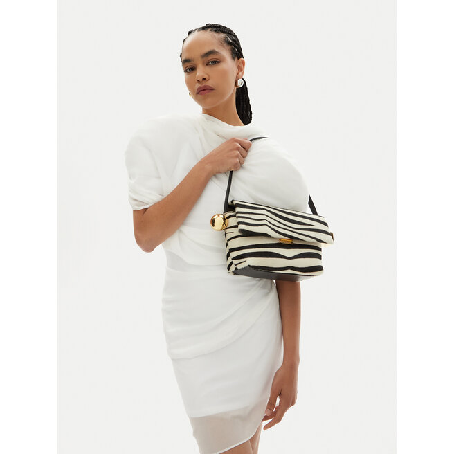 Torebka JACQUEMUS The Rond Carre 24H243BA383-3209 Biały -