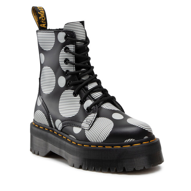 black white doc martens