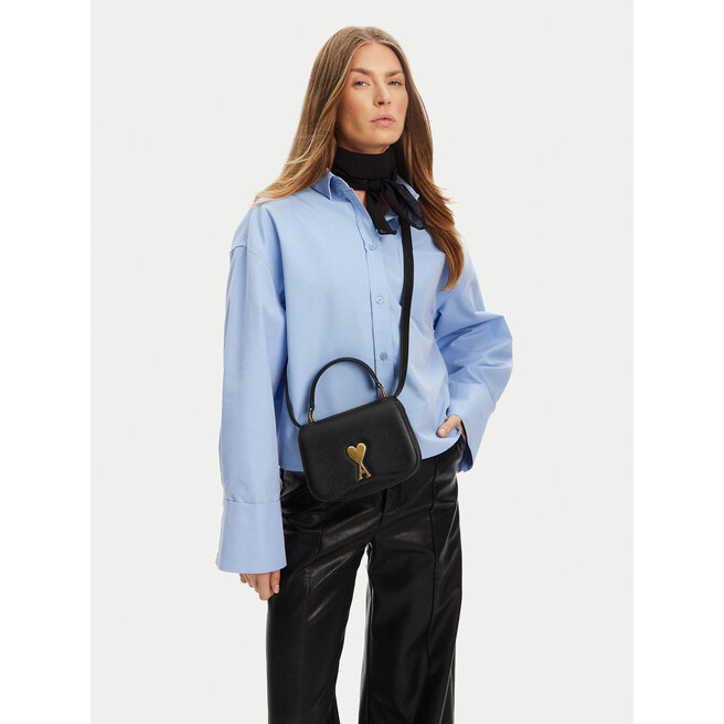 Torebka AMI Paris ULL007.AL0036 Czarny -